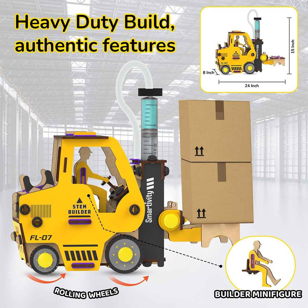 Smartivity Hydraulic Forklift | DIY STEM Kit