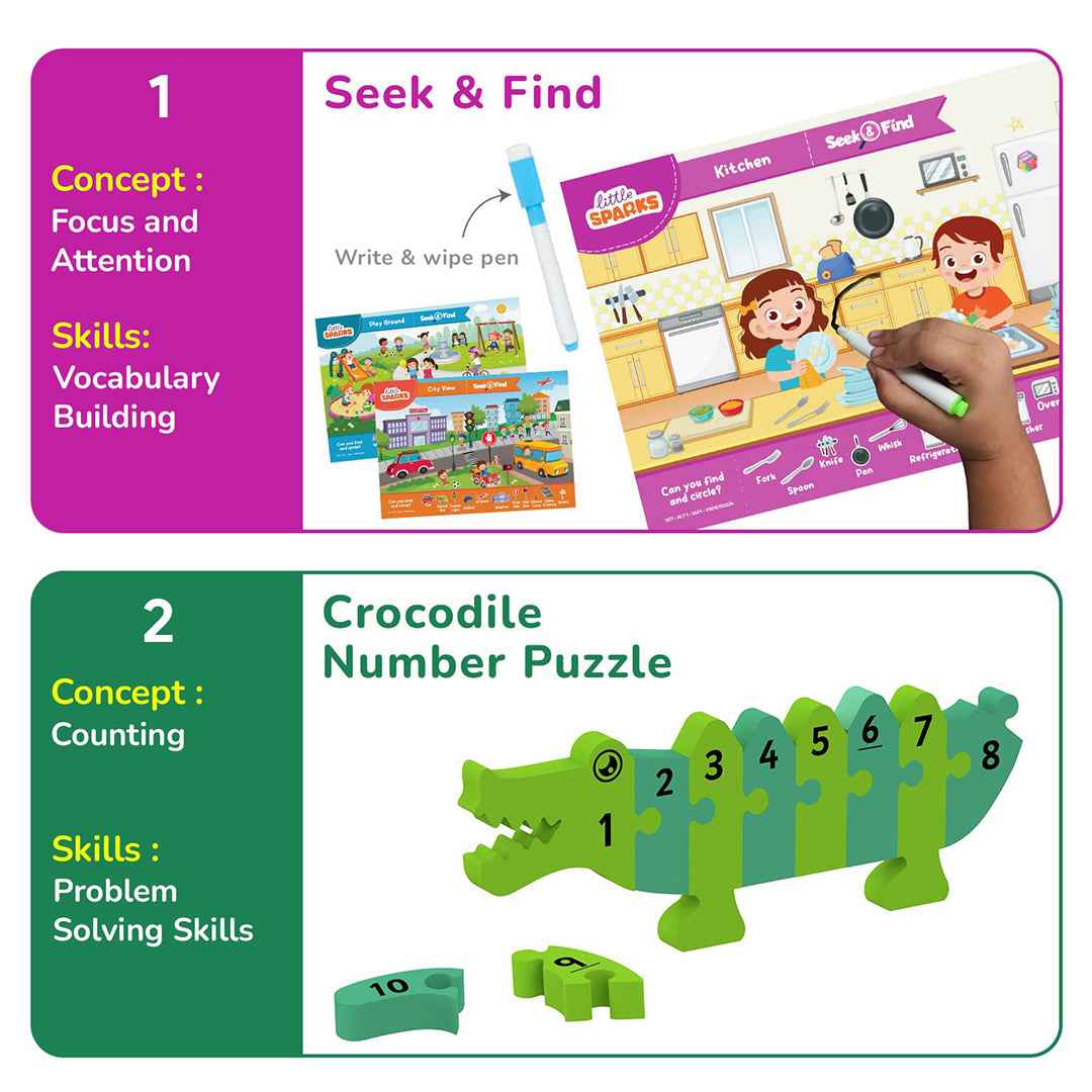 Smartivity Little Sparks | Montessori Activity Kit for Kids