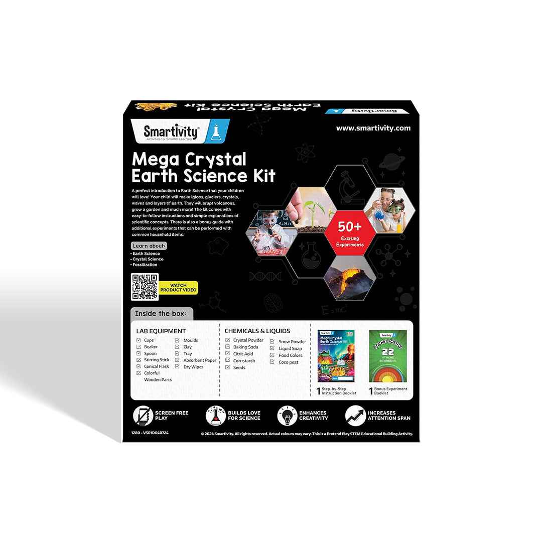 Smartivity Mega Crystal Earth | Easy Science Kit