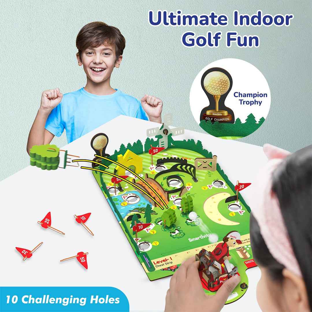 Smartivity Mini Golf | Tabletop Game for Kids