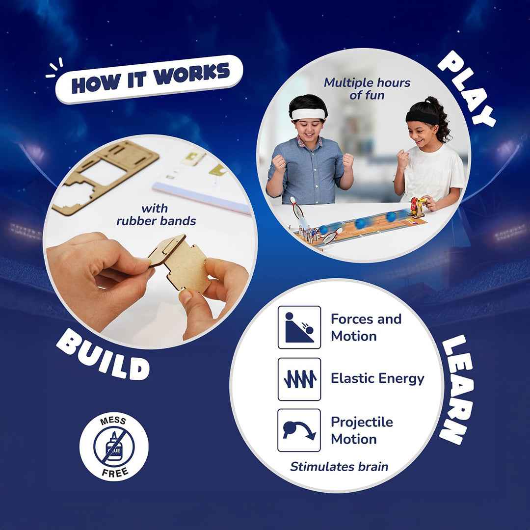 Smartivity Multi Sports Kit | 3-in-1 DIY STEM Sports Toy