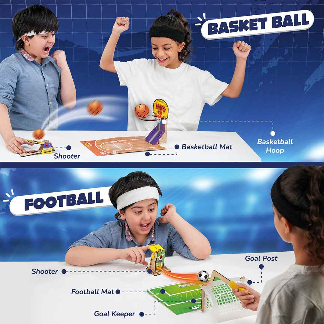 Smartivity Multi Sports Kit | 3-in-1 DIY STEM Sports Toy
