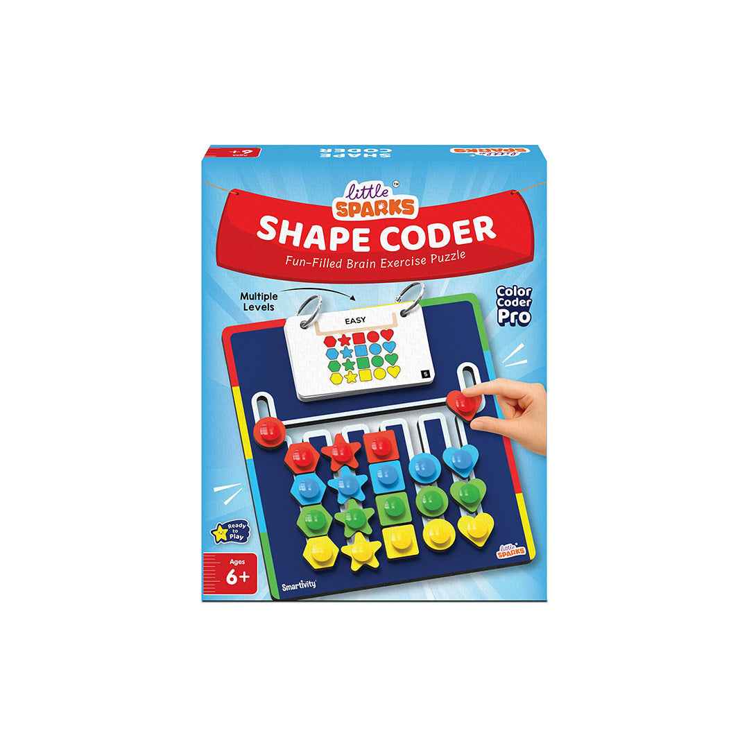 Smartivity Shape Coder Puzzle Toy | Interactive Logic & Colour Matching Educational Game for Kids
