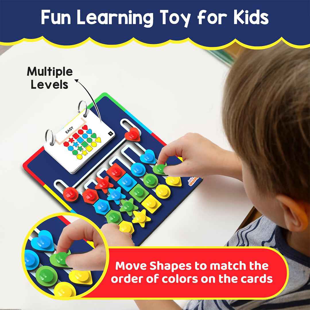 Smartivity Shape Coder Puzzle Toy | Interactive Logic & Colour Matching Educational Game for Kids
