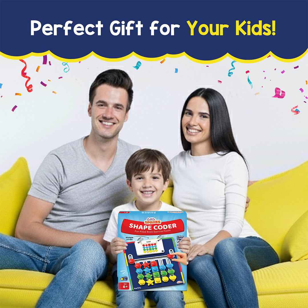 Smartivity Shape Coder Puzzle Toy | Interactive Logic & Colour Matching Educational Game for Kids