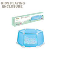 حظيرة لعب كبيرة للأطفال الصغار والرضع - حظيرة لعب محمولة بقاعدة مانعة للانزلاق وشبكة قابلة للتهوية