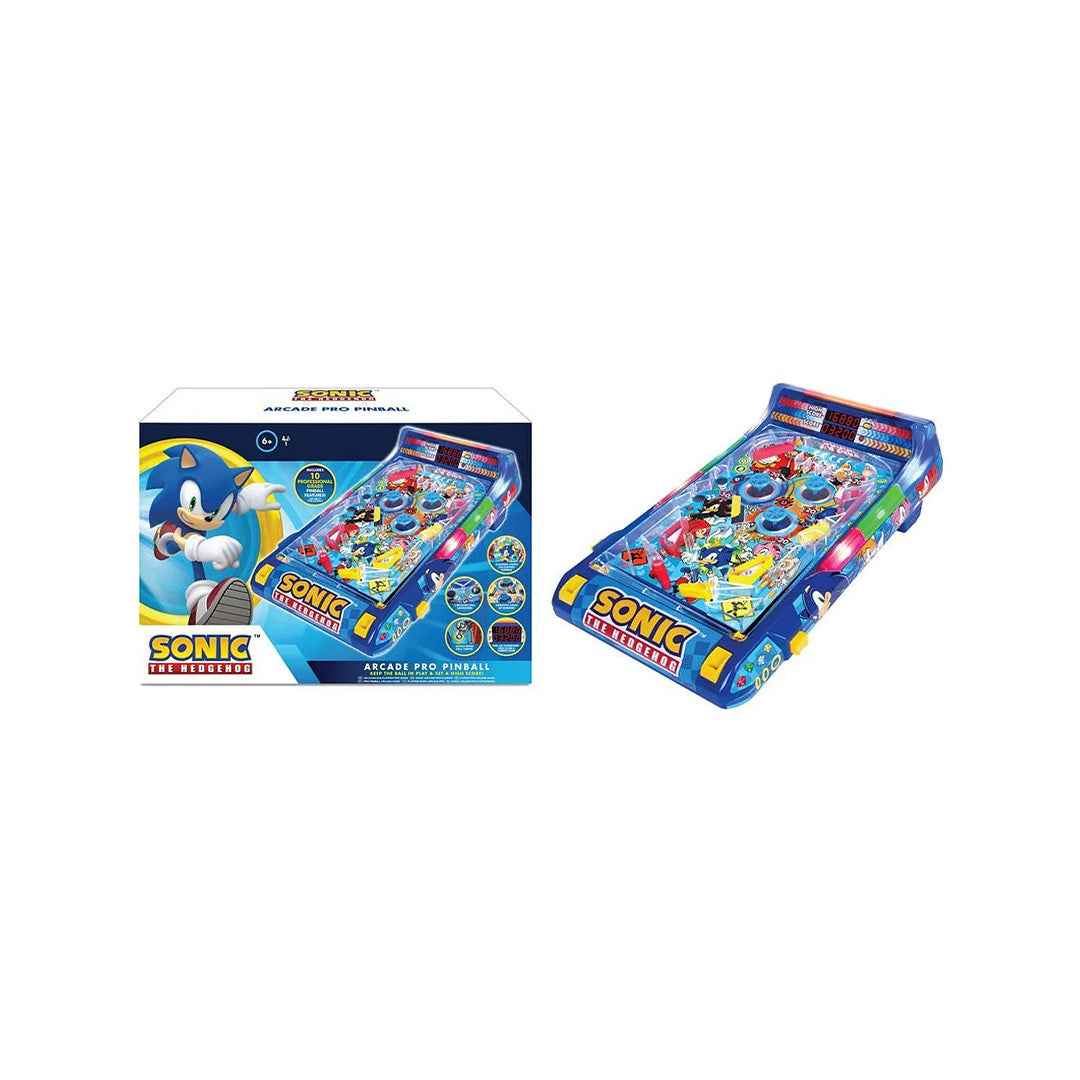 Sonic Arcade Pro Pinball Game | Compact Desktop Educational Toy for Kids