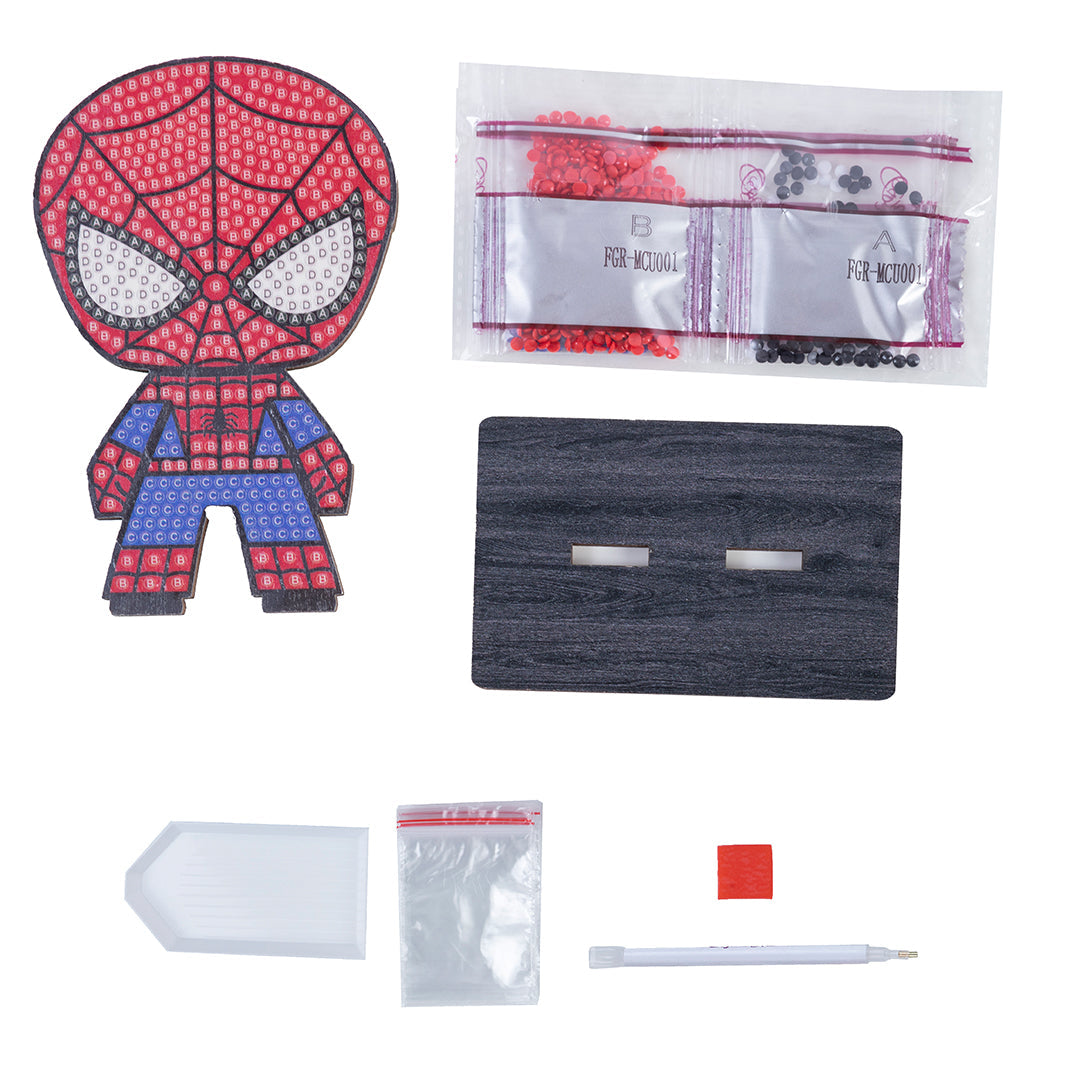 Spider-Man Diamond Painting Kit - Marvel Diamond Painting Craft Kit for Kids and Adults