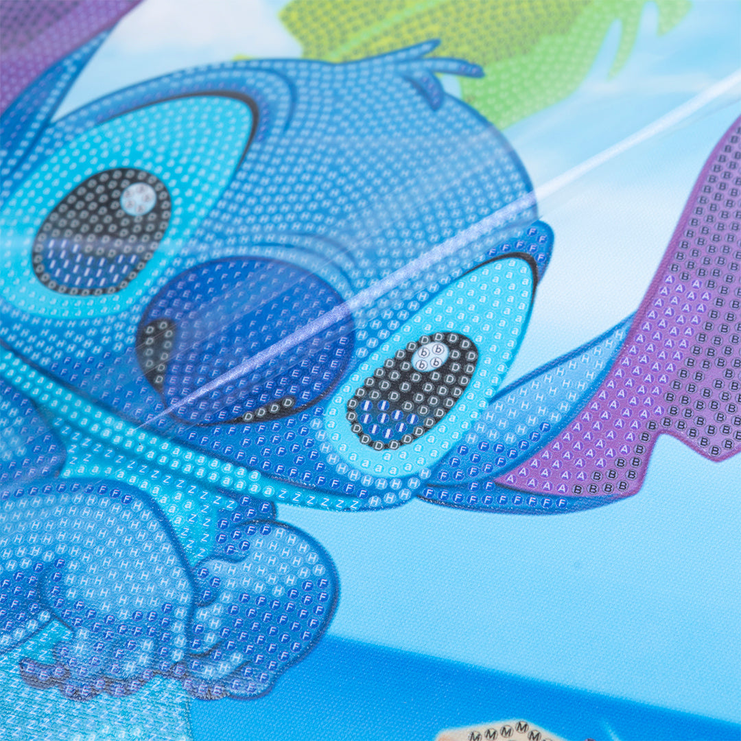 Stitch Crystal Art Scroll Kit - 35x45cm Disney Diamond Painting Wall Art - Toyspry