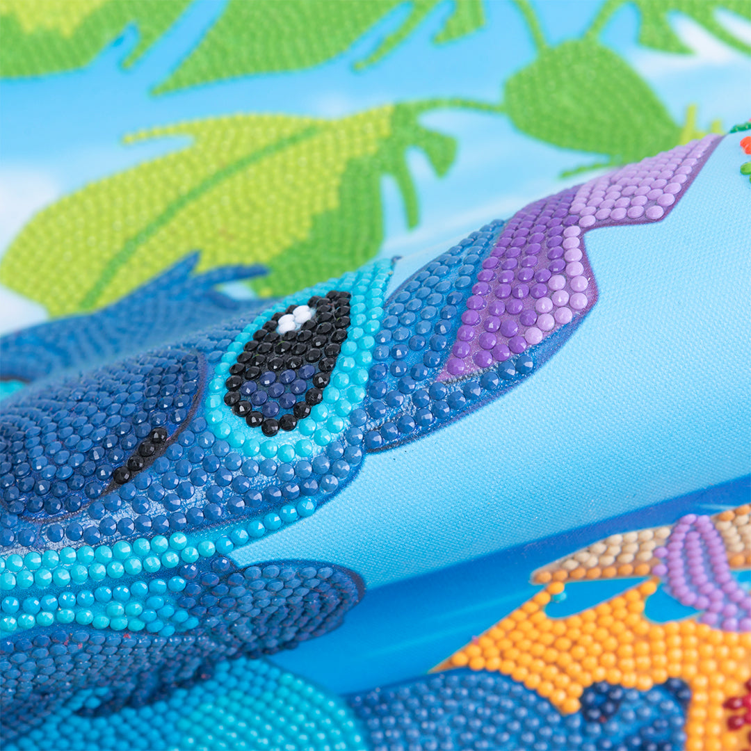 Stitch Crystal Art Scroll Kit - 35x45cm Disney Diamond Painting Wall Art - Toyspry