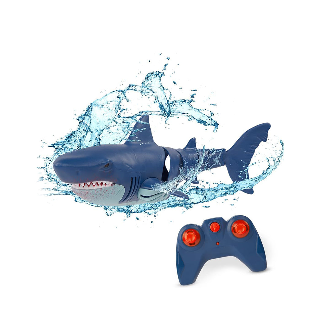 Terra RC Shark Toy: Remote Control Great White for Bath & Pool