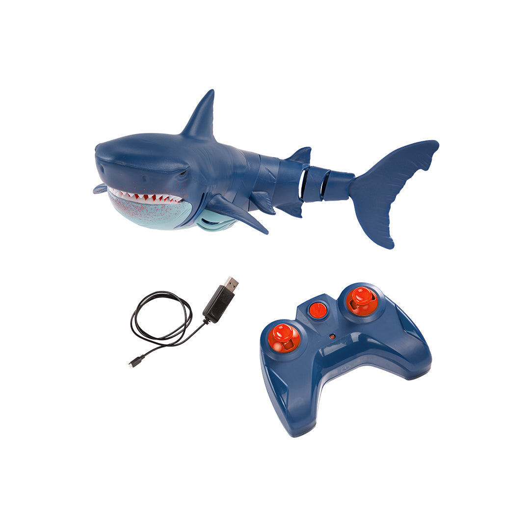Terra RC Shark Toy: Remote Control Great White for Bath & Pool - Toyspry