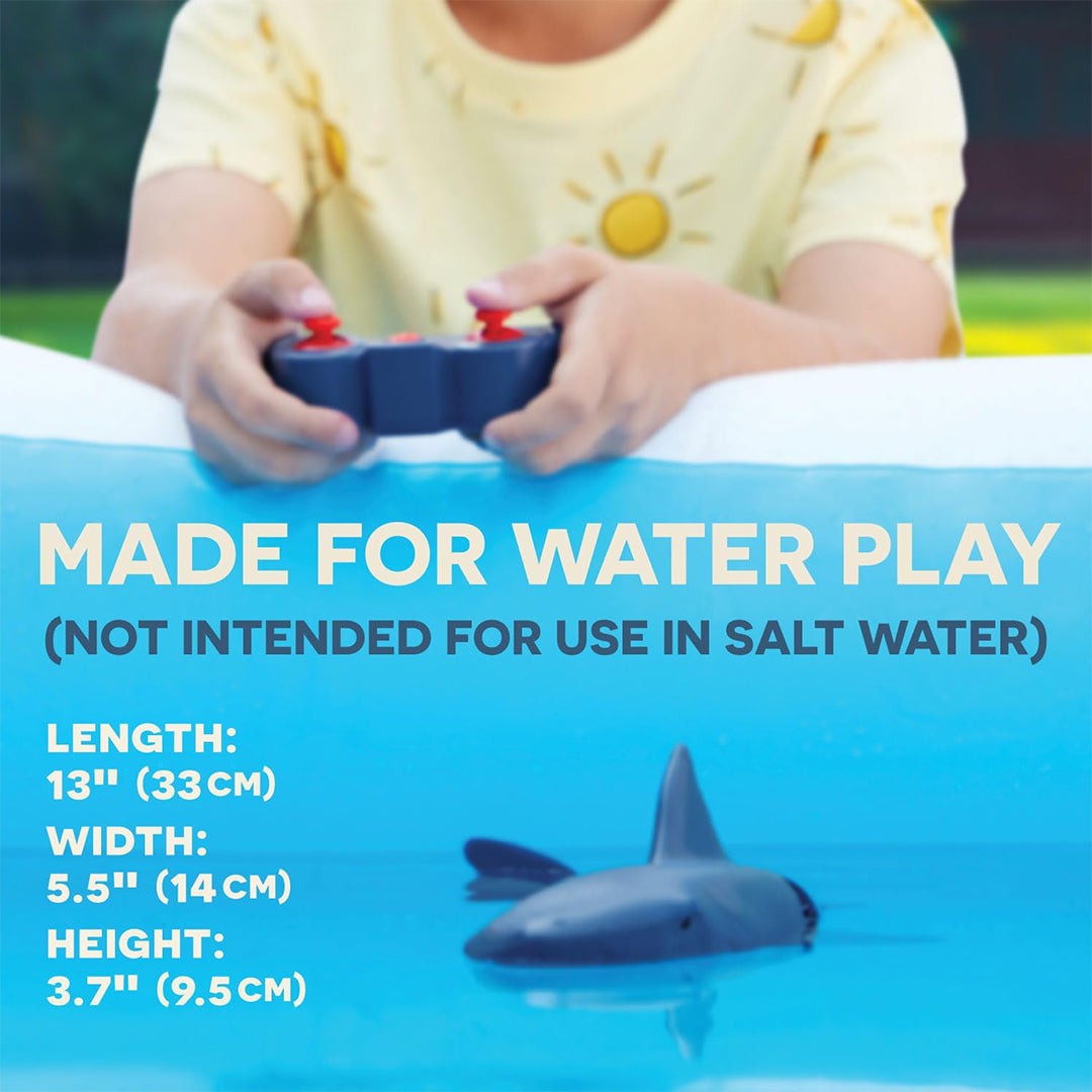 Terra RC Shark Toy: Remote Control Great White for Bath & Pool - Toyspry