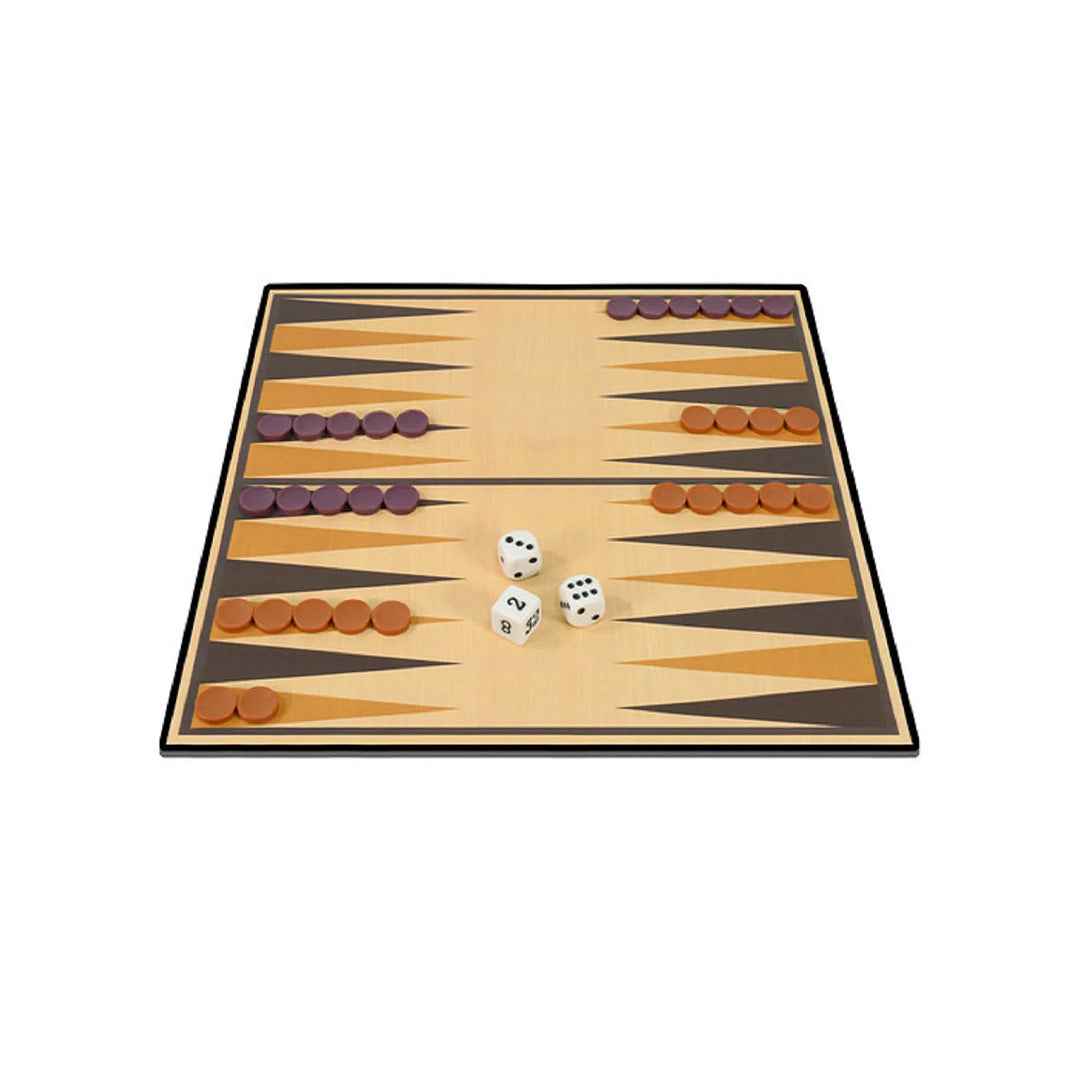 Ambassador Classic Games - Backgammon Set | Strategy Board Game