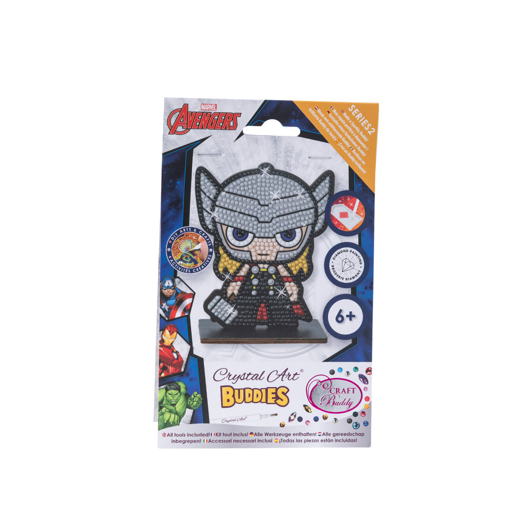 Thor Diamond Painting Kit - Marvel Crystal Art Buddy Craft Set