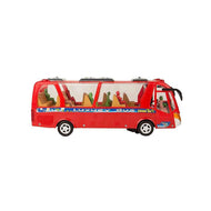 Battery Operated Toy Bus with Lights and Music - Luxury Tour Bus for Kids