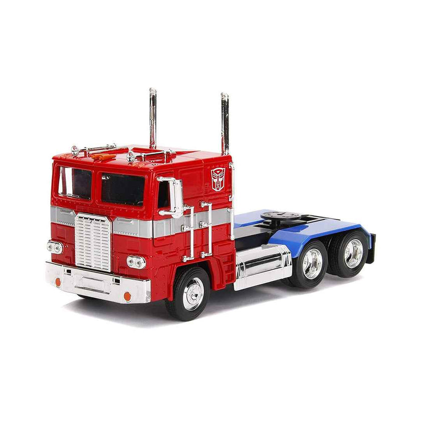 Transformers G1 Optimus Prime Diecast Truck: 1:24 Robot Replica