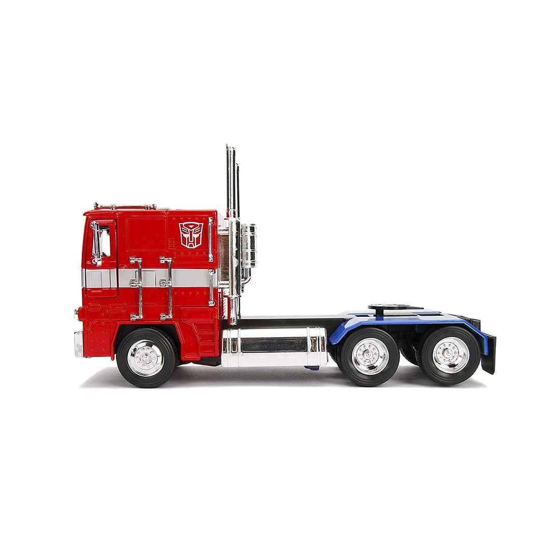 Transformers G1 Optimus Prime Diecast Truck: 1:24 Robot Replica