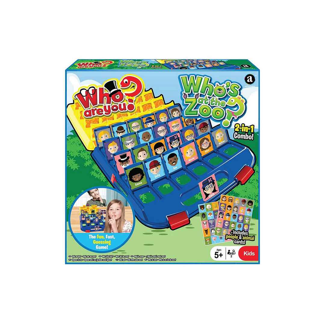 Ambassador Who Are You? & Who’s at the Zoo? 2-in-1 Guessing Game | Travel-Friendly Educational Toy