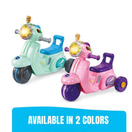 VTech Baby 2-in-1 Ride & Balance Scooter | Convertible Toddler tricycle & Balance Bike