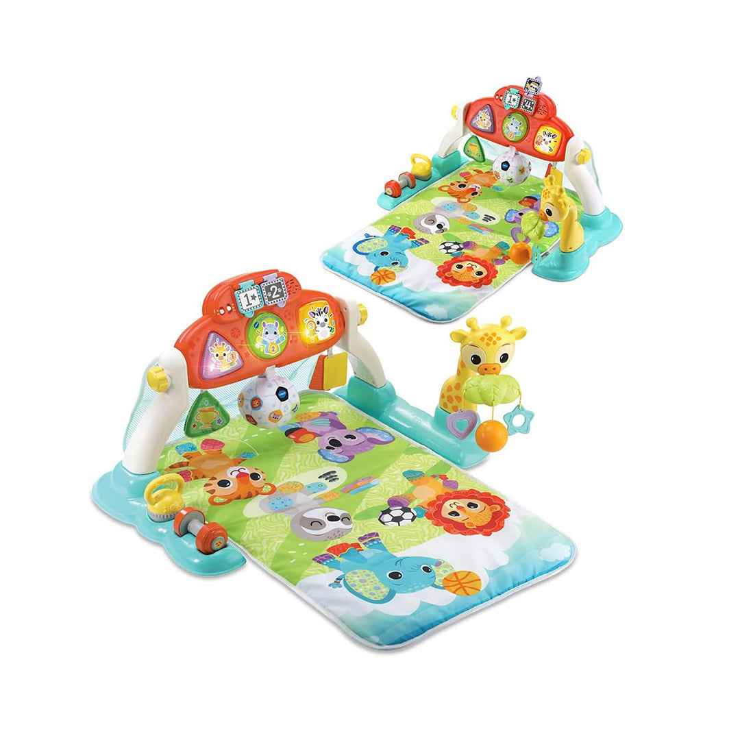 VTech Kick & Score Playgym – Multi-Stage Baby Play Mat & Infant Activity Gym | Toddler Soccer Goal for Motor Skills & Learning