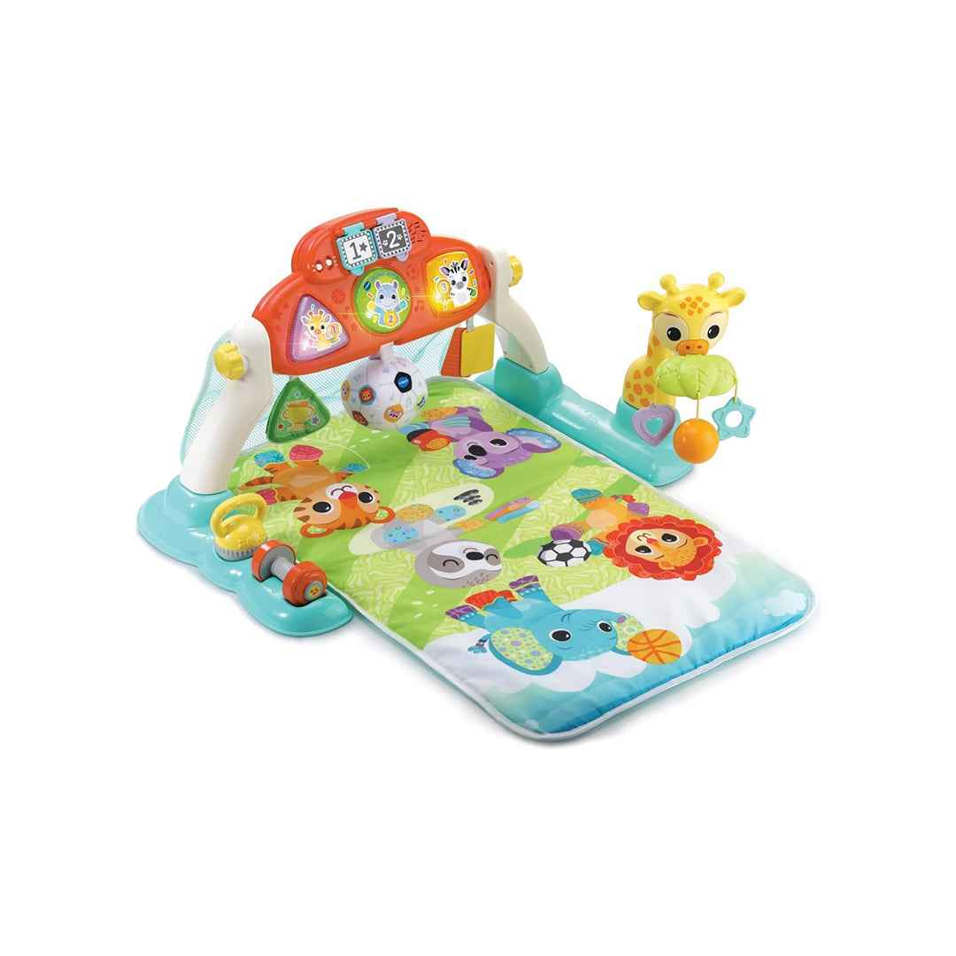 VTech Kick & Score Playgym – Multi-Stage Baby Play Mat & Infant Activity Gym | Toddler Soccer Goal for Motor Skills & Learning