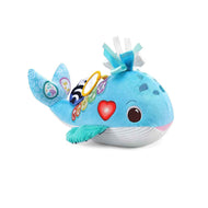 VTech Snuggly Sounds Whale | Baby Sensory Toy with Lights | Eco-Friendly Educational Plush Whale | Teaches Numbers & Ocean Animals