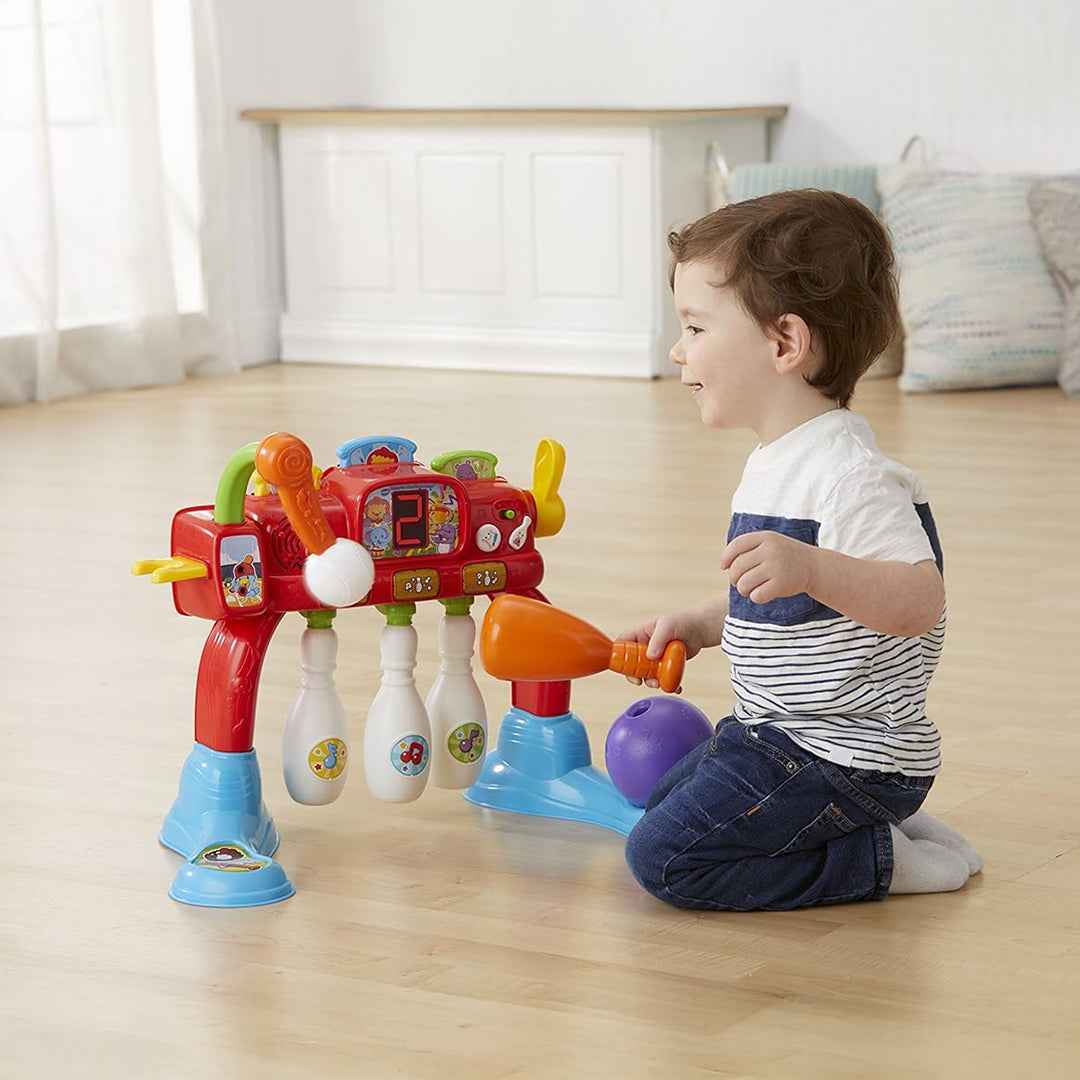 VTech Swing & Strike Sports Center | 2-in-1 Kids Bowling & Tennis Toy | Educational Sports Game for Motor Skills & Learning