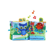 VTech Turtle's Busy Day Soft Book | Interactive Sensory Toy for Babies