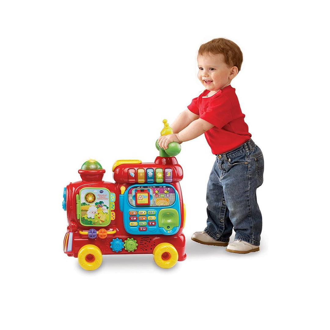 Vtech Train Walker VTech Alphabet Train Toy - 4-in-1 Learning Walker & Ride-On Fun – Toyspry