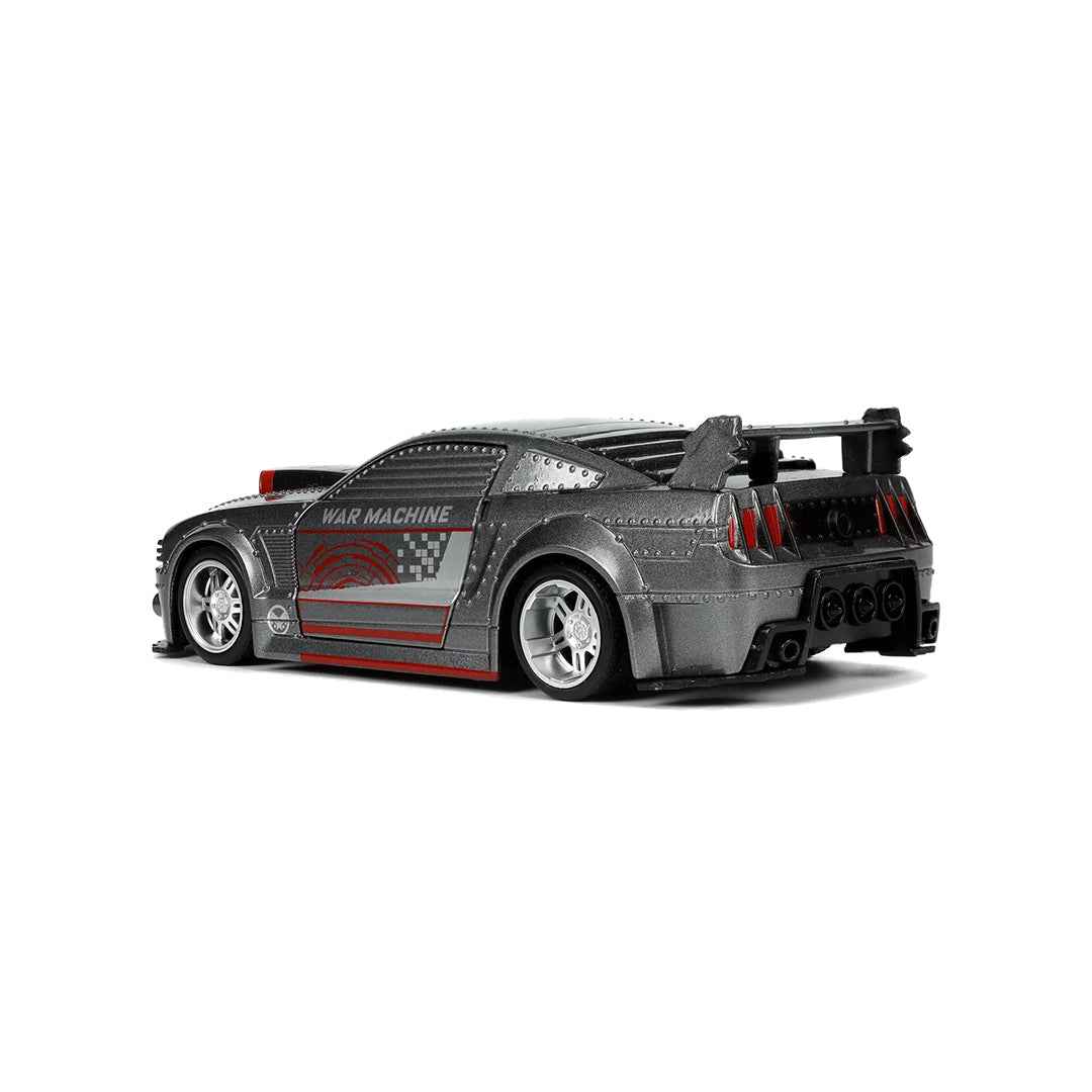 War Machine Mustang Diecast: 1:32 Marvel Car with Figure