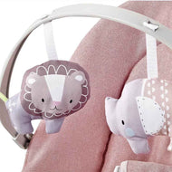 Winston Baby Bouncer - Pink - Musical & Vibrating Baby Bouncer