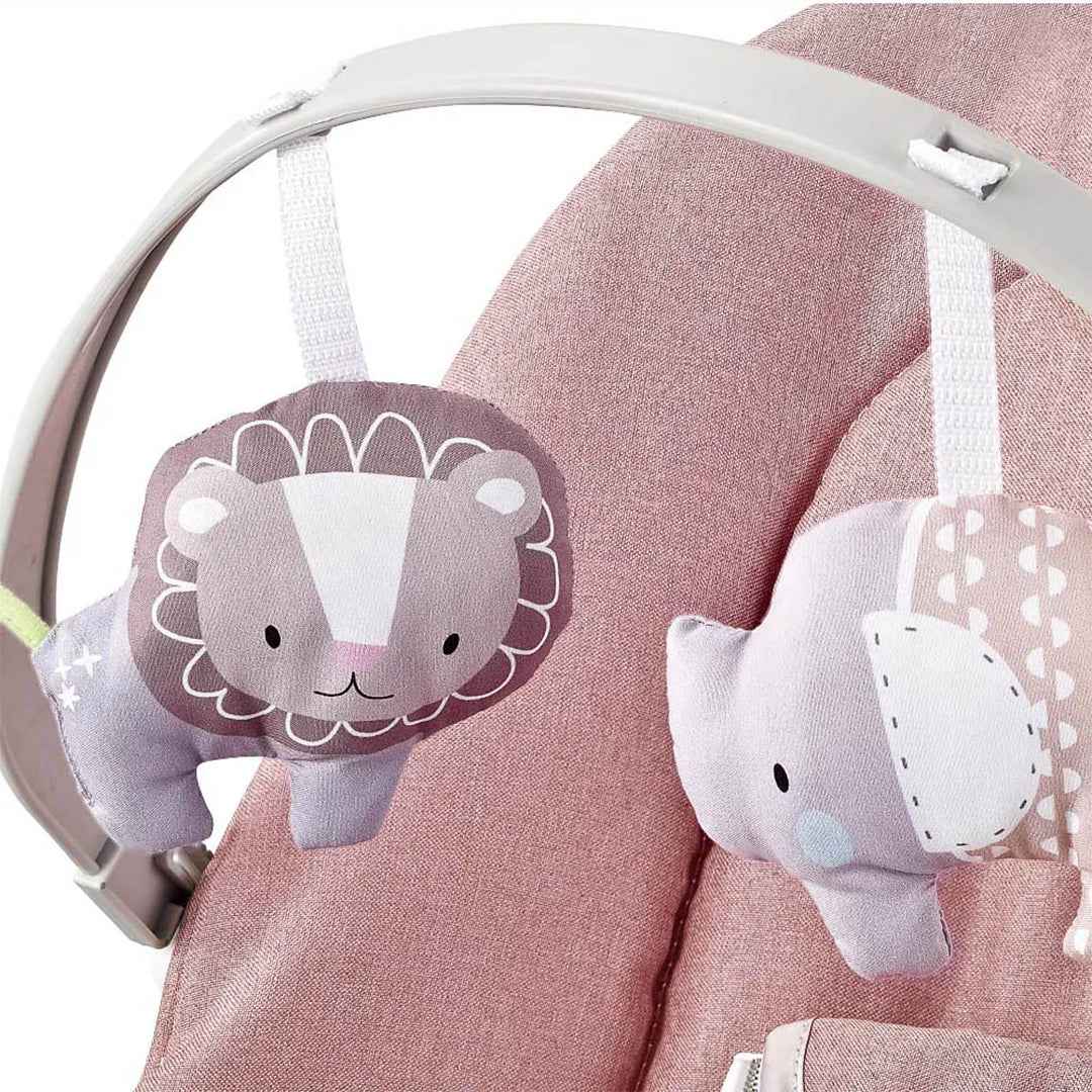 Winston Baby Bouncer - Pink - Musical & Vibrating Baby Bouncer