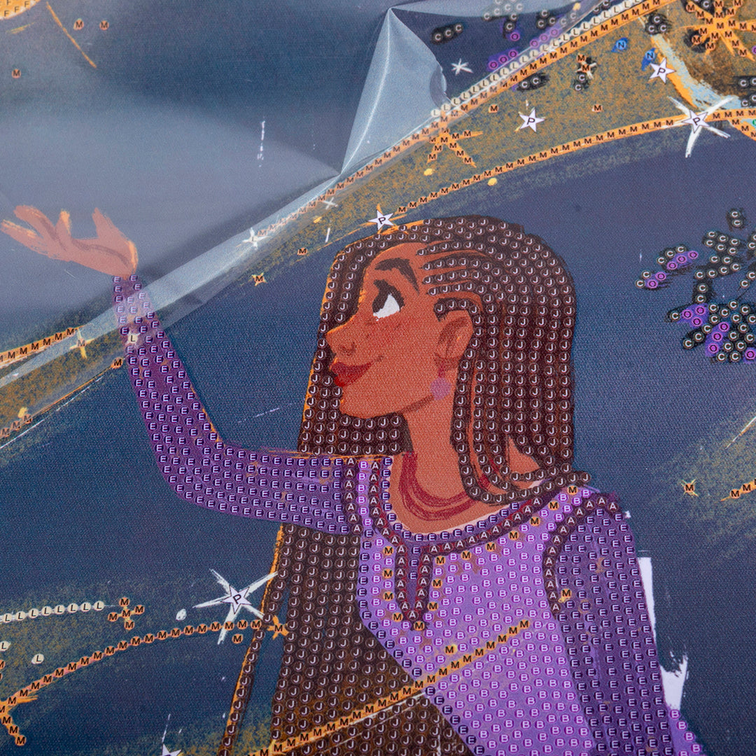 Wish Crystal Art Scroll Kit - 35x45cm Disney Diamond Painting Wall Art - Toyspry