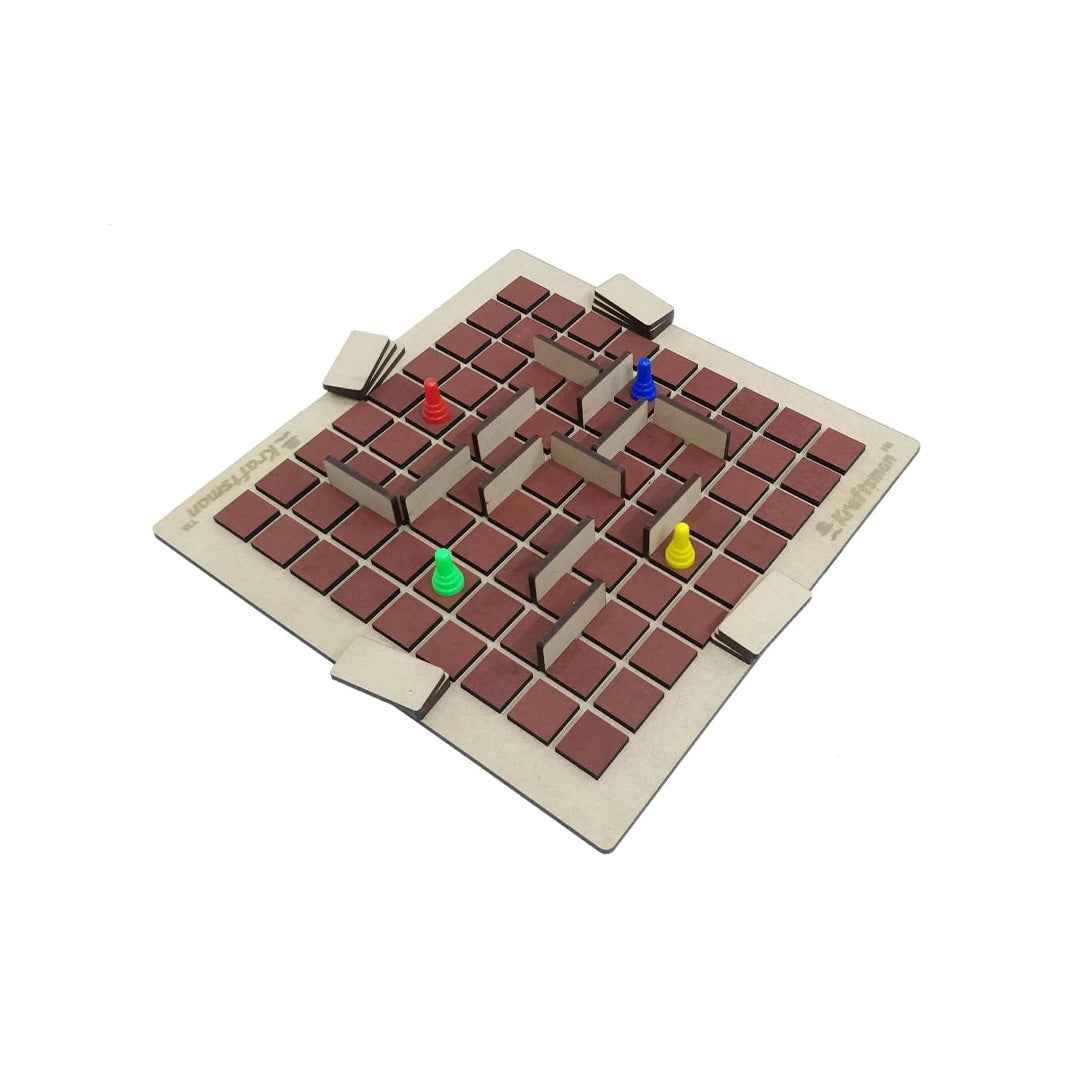 Kraftsman Wooden Corridor Board Game | Real-time Maze Game