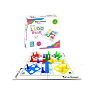 Kraftsman Wooden Ludo Board Game | Portable Travel Game