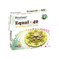Kraftsman Wooden Maths Magic Equal-40 Puzzle | Brain Teaser Game