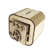 Wooden Money Chest | Coin Bank with Password Lock