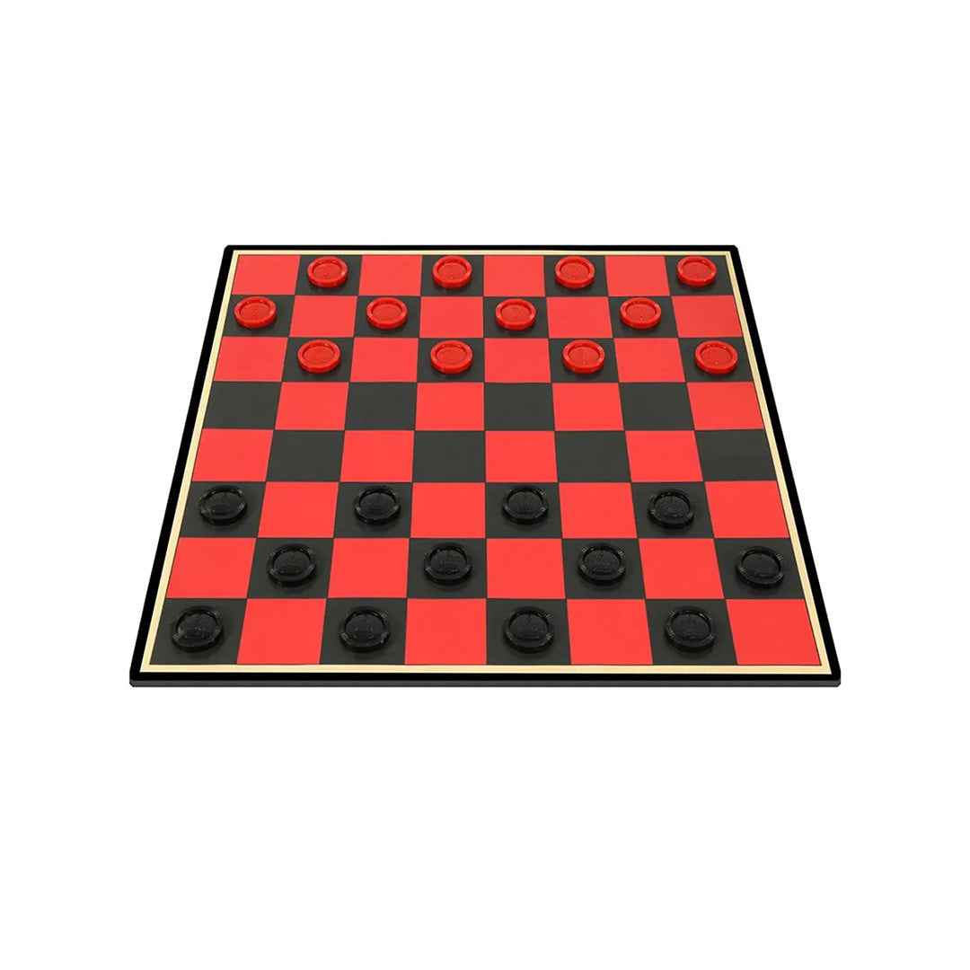 Ambassador Classic Games - Checkers Set | Wooden Strategy Board Game (Copy)