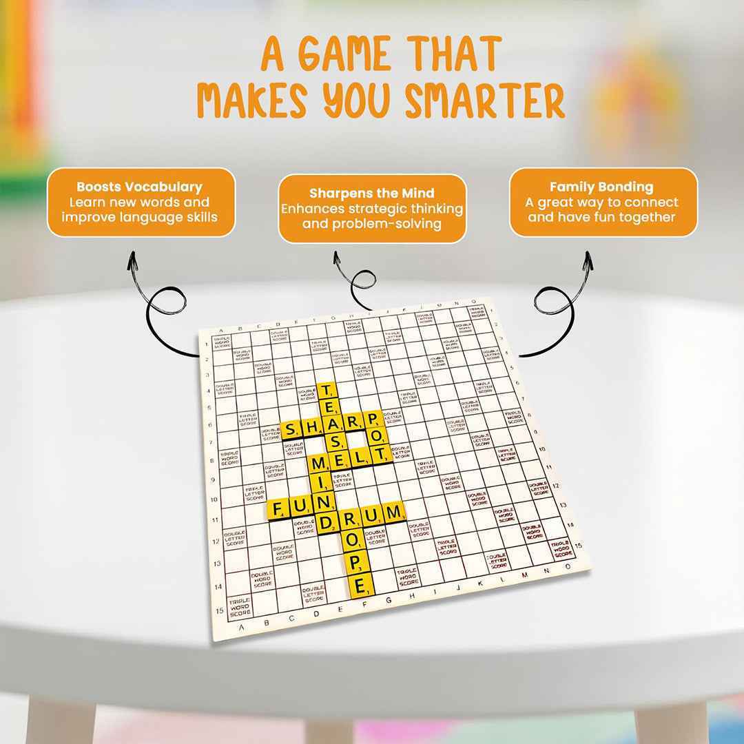Braintastic Word Lord Scrabble Game | Educational Word Building for All