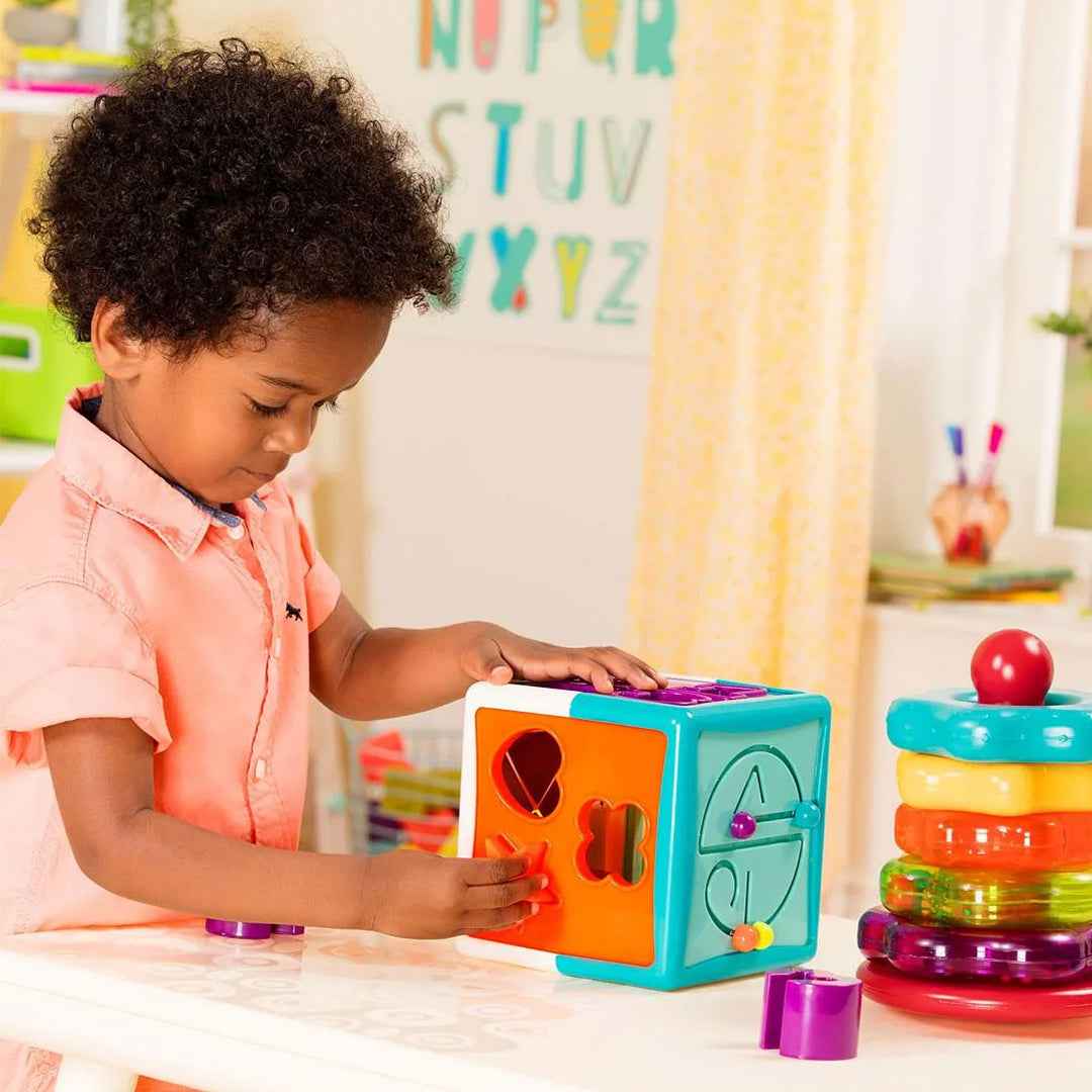 Battat 2-in-1 Cube & Rings: One of the best educational toys for kids!