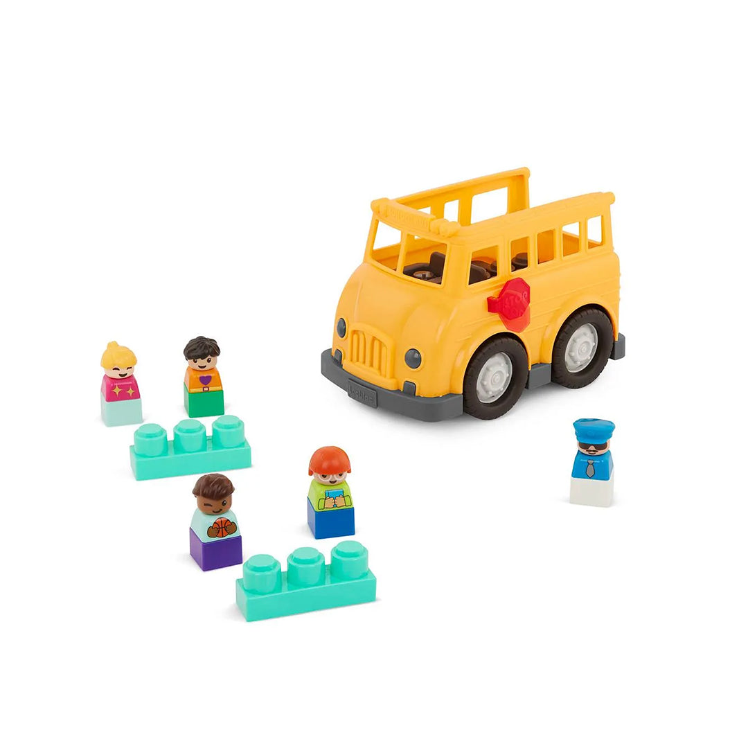 Battat Locbloc School Bus: Fun Diy Playset for Kids! - Toyspry