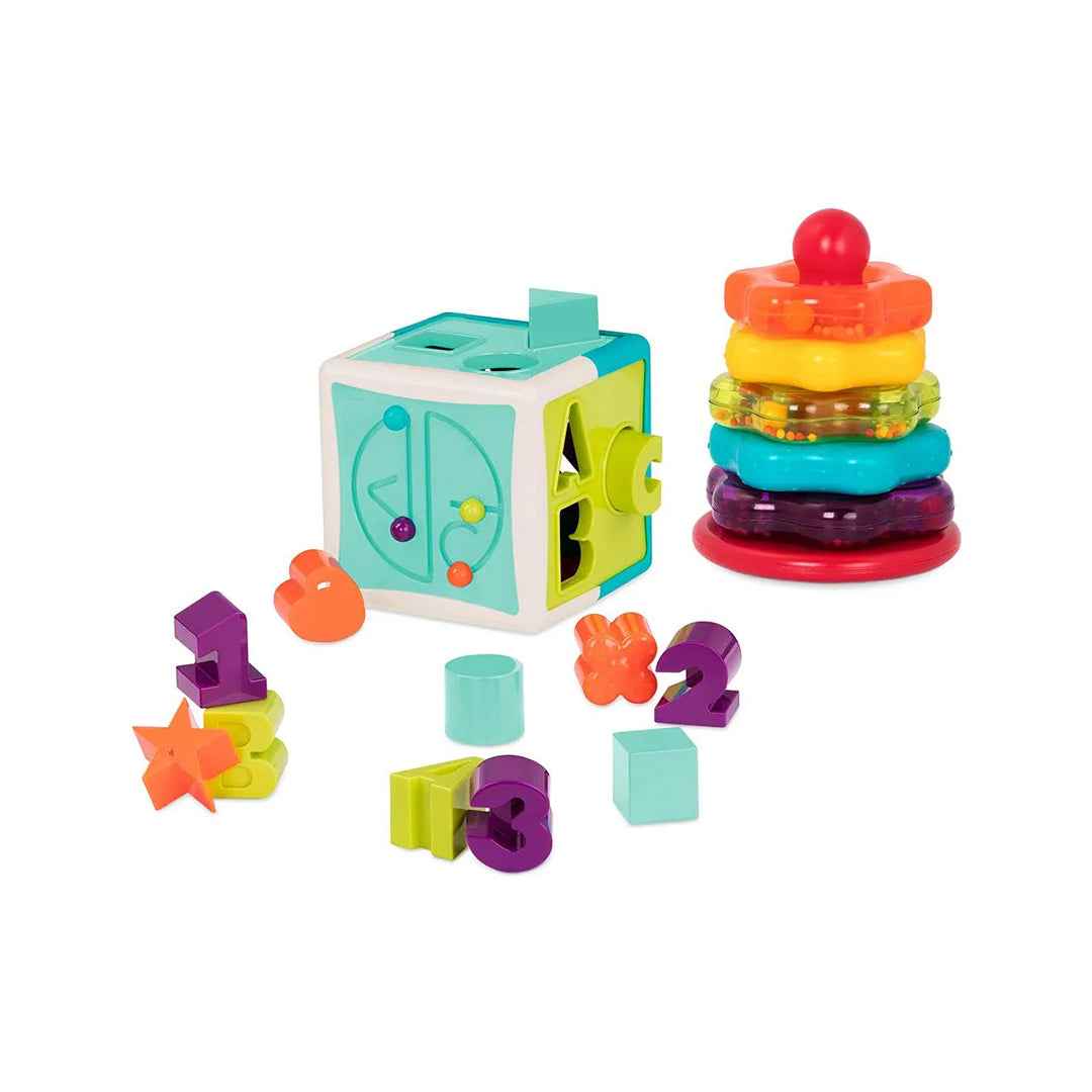 Battat 2-in-1 Cube & Rings: One of the best educational toys for kids! - Toyspry