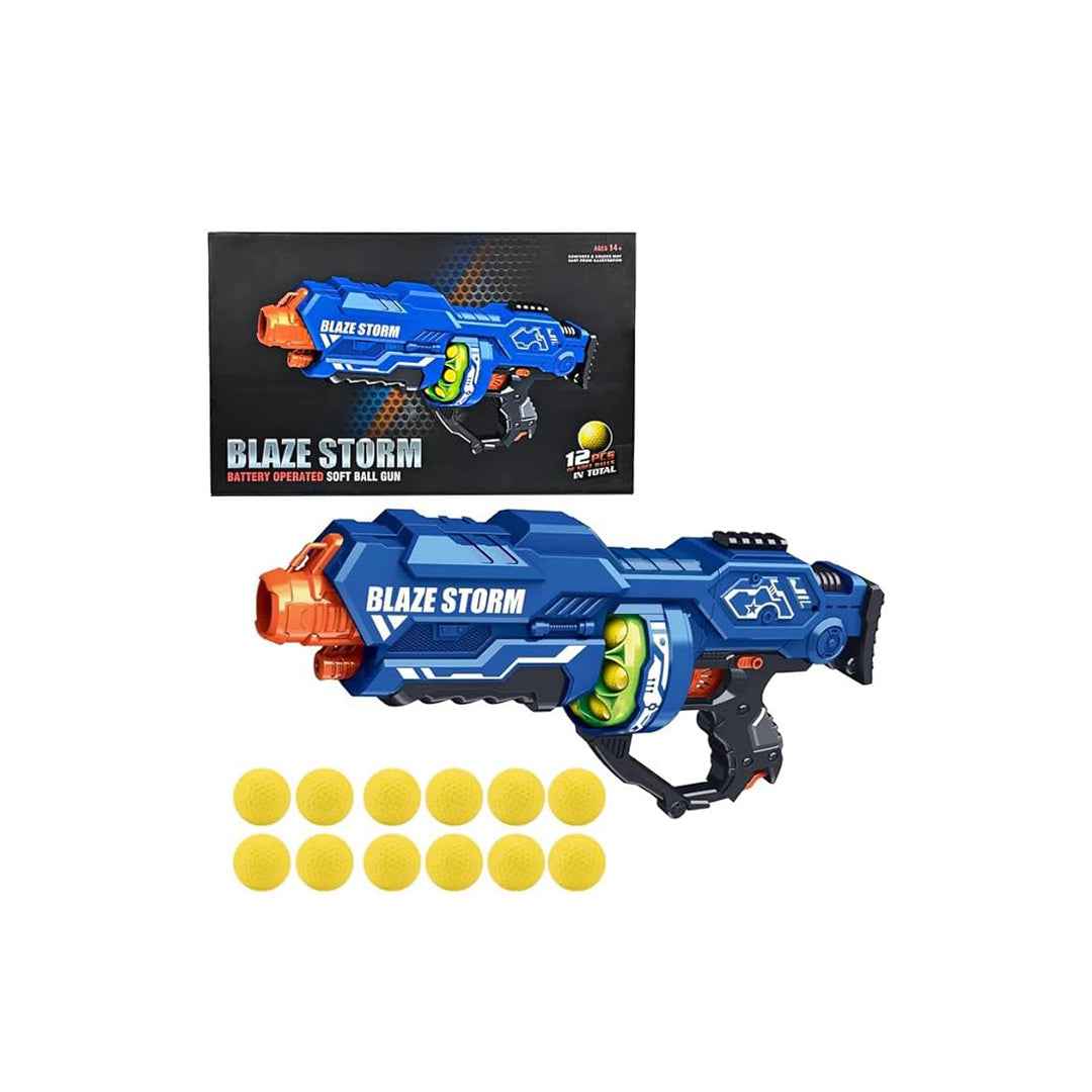 Blaze Storm: Battery Operated Soft Ball toy gun for Action Play!