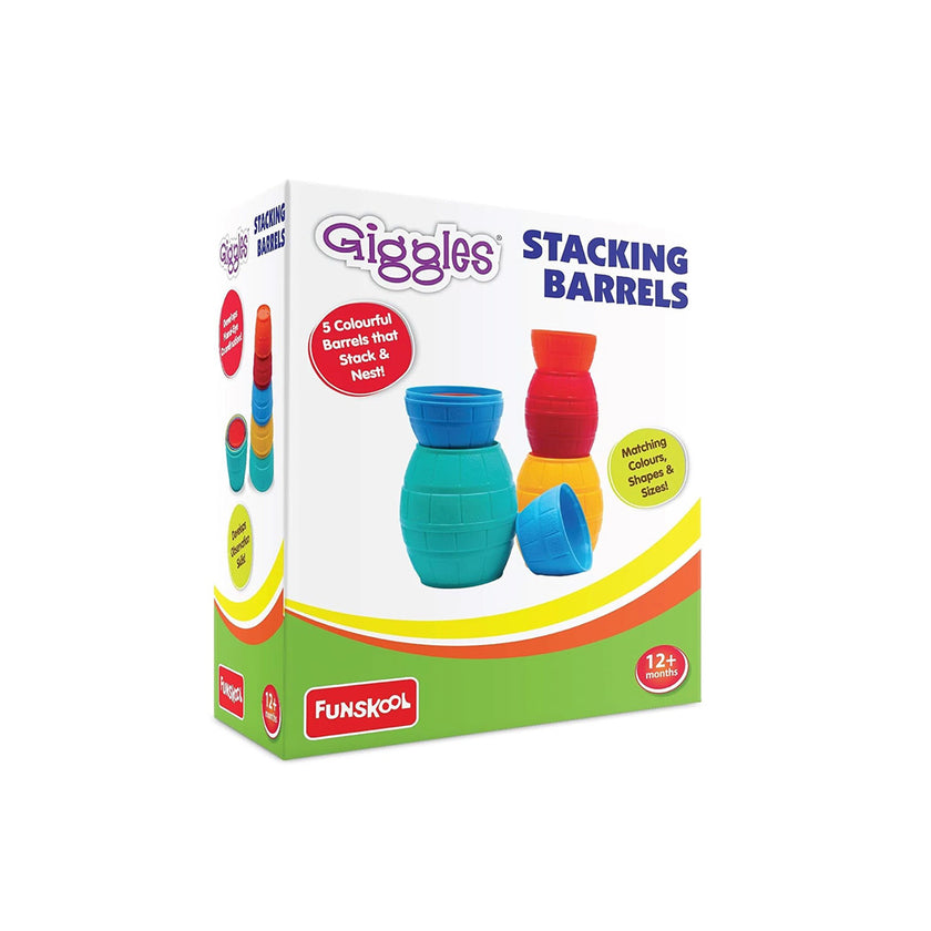 مجموعة براميل التكديس من فانسكول (5 قطع) | لعبة تعليمية