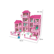 DIY Puzzle Building Blocks Villa: A Magical Doll House for Girls