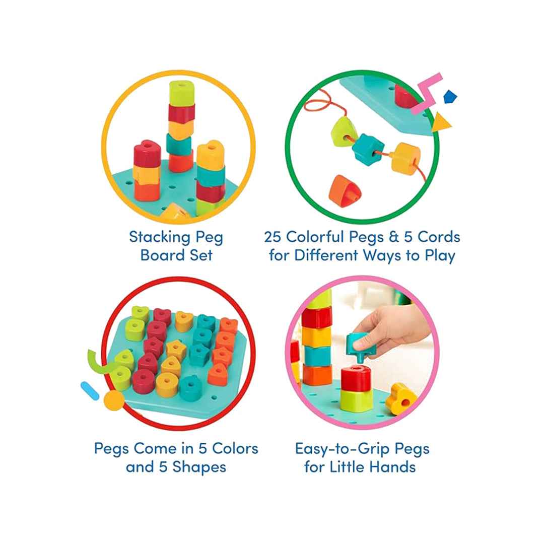 Battat Ladybug Push Toy: Fun for Developing Motor Skills in Toddlers! - Toyspry